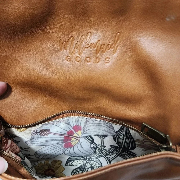 Milkmaid Goods Brooklyn Backpack in Cognac with Hattie Interior - Picture 8 of 16